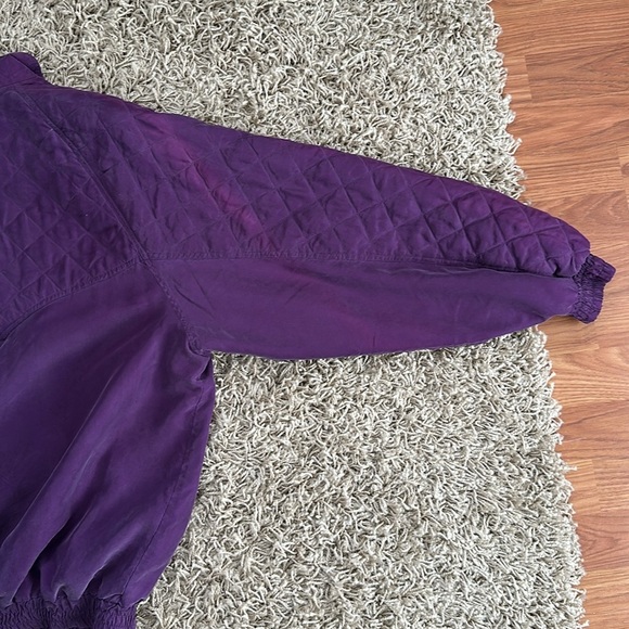 Women’s Vintage 2pc Purple Hunt Club 80s Tracksuit Size Large - Picture 10 of 13